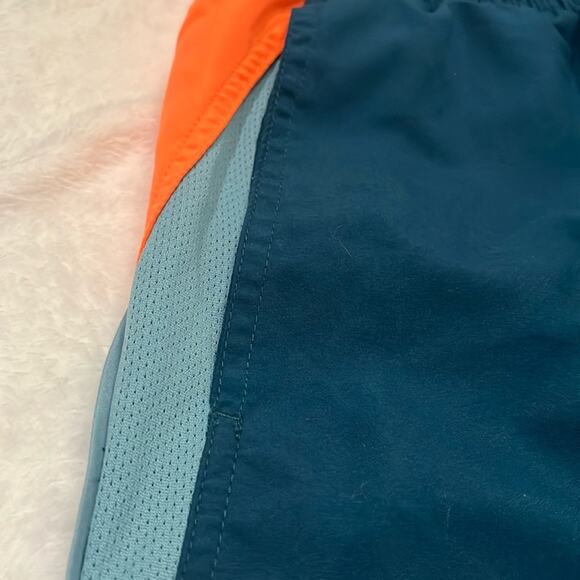 NIKE Swim Shorts Men's XXL Teal Swimming Trunks Lined NESS7433-407 Zipper Pocket - Picture 3 of 8